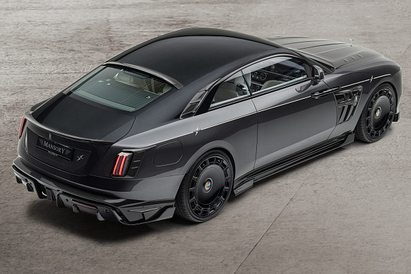 Фото дисков Mansory FD.15 Черный глянец на Rolls-Royce Spectre