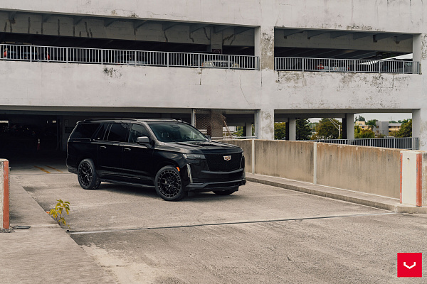 Фото дисков Vossen HFX-1 (6-Lug) Черный глянец на Cadillac Escalade V