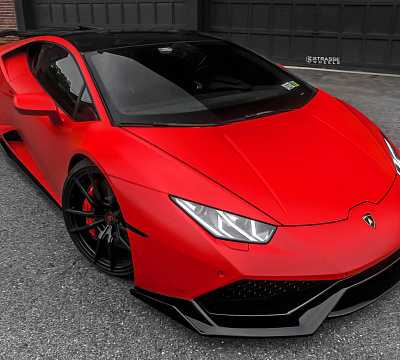 Фото дисков Strasse Wheels SV1 Deep Concave Monoblock на Lamborghini Huracan