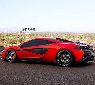 Фото дисков Strasse Wheels SM5R Deep Concave Monoblock на McLaren 570S