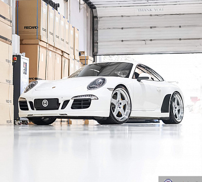 Фото дисков HRE 527 на Porsche 911 VII