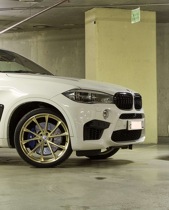 Фото дисков P204 Глянцевое золото на BMW X6/X6 M (F16/F86)