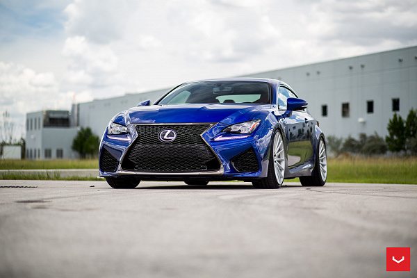 Фото дисков Vossen VFS-2 Серебро на Lexus RC