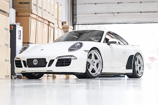 Фото дисков HRE 527 Глянцевый лак на Porsche 911 VII