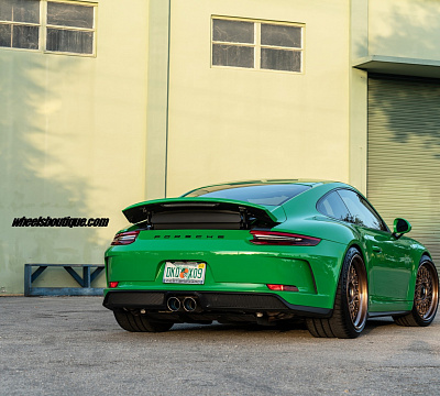 Фото дисков HRE 501 на Porsche 911 VII