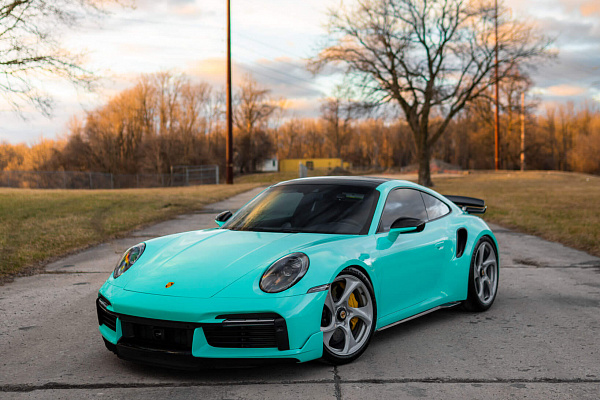 Фото дисков HRE 522M Глянцевый графит на Porsche 911 VIII