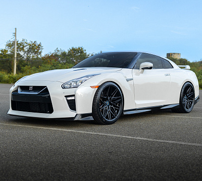 Фото дисков Vossen HF-7 на Nissan GT-R