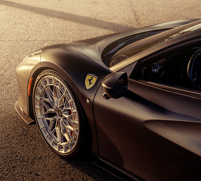 Фото дисков Vossen LC3-02 на Ferrari F8