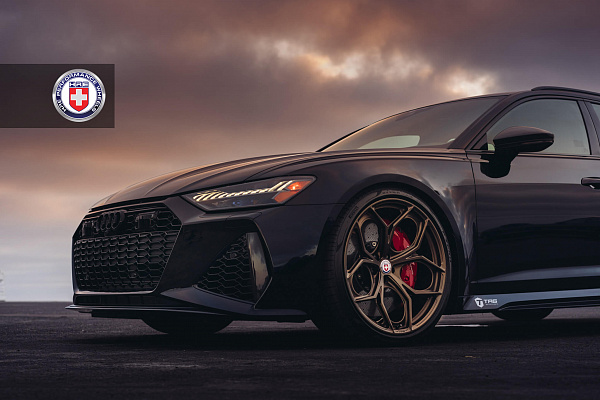 Фото дисков HRE P111SC Сатиновая бронза на Audi A/RS 6 (C8)