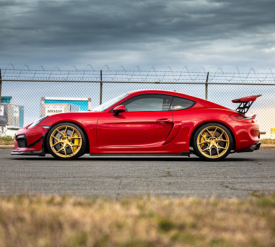 Фото дисков Vossen HF-5 на Porsche Cayman II