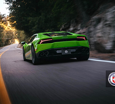 Фото дисков HRE P200 на Lamborghini Huracan