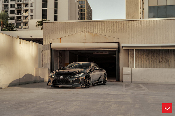 Фото дисков Vossen HFX-2 (5-Lug) Черный сатин на Lexus LC 500