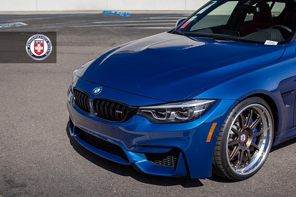 Фото дисков HRE C103 Сатиновая бронза на BMW 3/M3 (F3x/F80)
