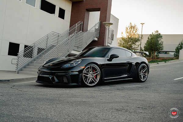Фото дисков Vossen EVO-1 Глянцевый тонированный лак на Porsche Cayman III