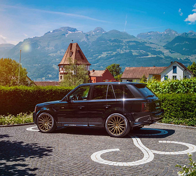 Фото дисков Vossen VFS-2 на Land Rover Range Rover Sport I