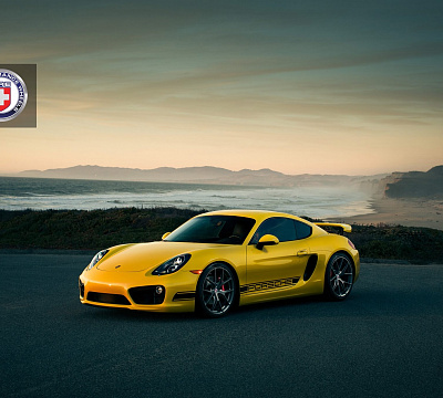 Фото дисков HRE P101 на Porsche Cayman II