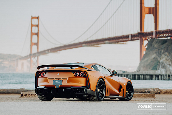 Фото дисков NOVITEC NF10 Черный сатин на Ferrari 812