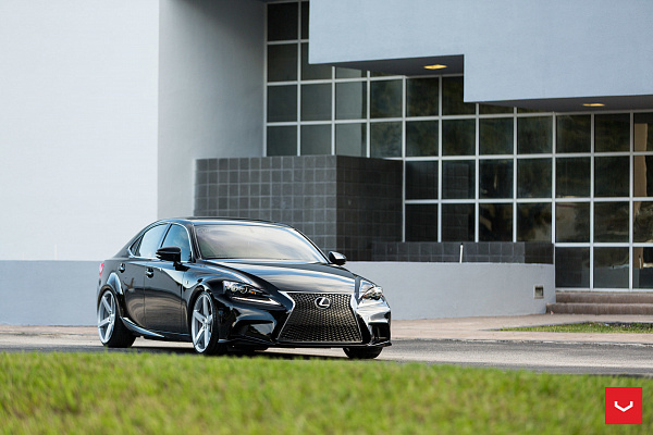 Фото дисков Vossen CV3 Серебро на Lexus IS II