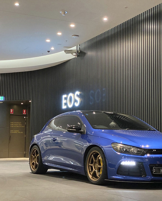 Фото дисков MR145 TRAKLITE 3.0 Сатиновое темное золото на Volkswagen Scirocco III