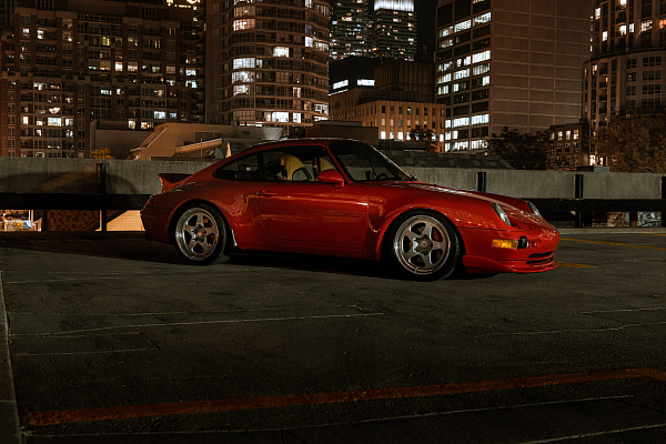 Фото дисков HRE 527 Серебро на Porsche 911 IV