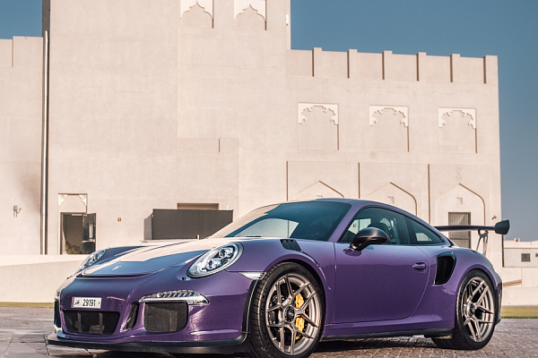 Фото дисков Brixton Forged PF7 Сатиновый темный лак на Porsche 911 VII