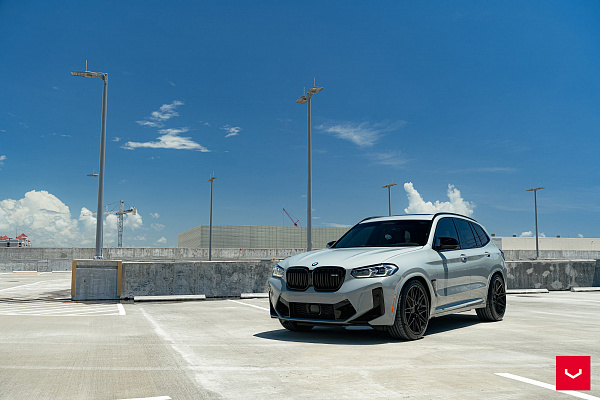 Фото дисков Vossen HF-7 Черный глянец на BMW X3/X3 M (G01/F97)