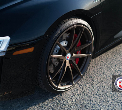 Фото дисков HRE P104 на Audi R8 (4S)