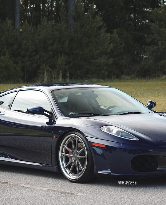 Фото дисков SV1 Deep Concave FS Сатиновый тонированный лак на Ferrari F430