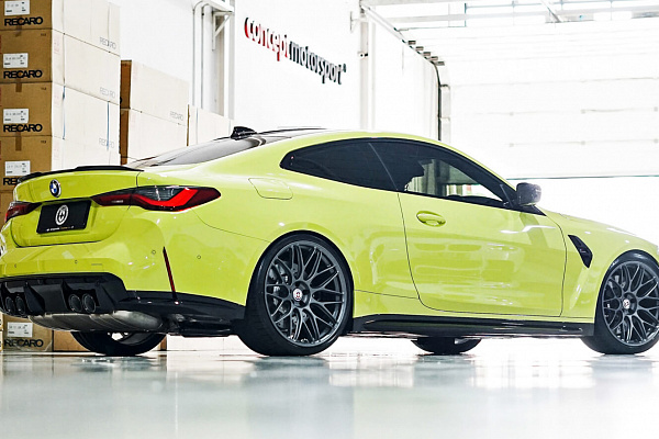 Фото дисков HRE RC100 Глянцевый графит на BMW 4/M4 (G22/G82)