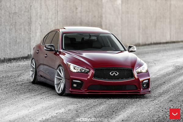 Фото дисков Vossen CVT Серебро на Infiniti Q50