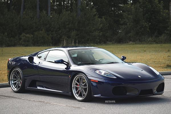 Фото дисков Strasse Wheels SV1 Deep Concave FS Сатиновый тонированный лак на Ferrari F430