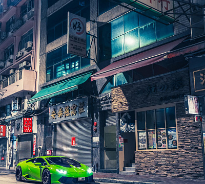 Фото дисков Brixton Forged PF7 Aerotech на Lamborghini Huracan