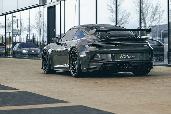 Фото дисков Brixton Forged CM5-R Черный сатин на Porsche 911 VIII