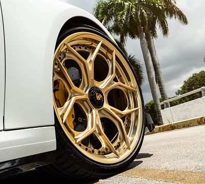 Фото дисков HRE S111SC на Porsche 911 VIII