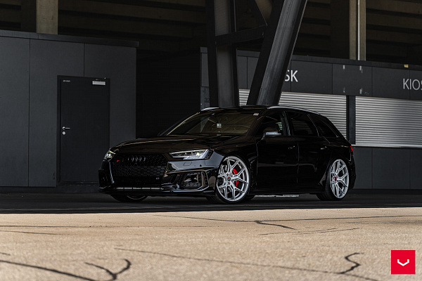 Фото дисков Vossen HF-5 Серебро на Audi A/S/RS 4 (B9)
