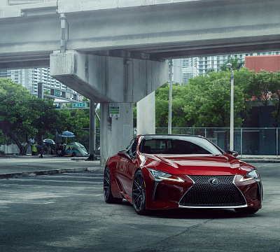 Фото дисков Vossen HF-7 на Lexus LC 500
