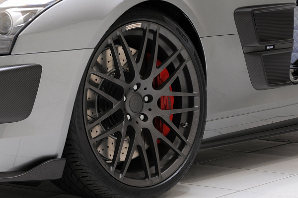Фото дисков BRABUS Monoblock F (Platinum Edition) Матовый графит на Mercedes-Benz SLS AMG