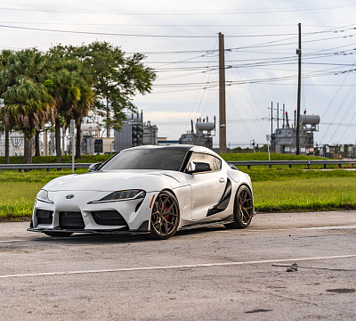 Фото дисков Vossen HF-5 на Toyota Supra A90