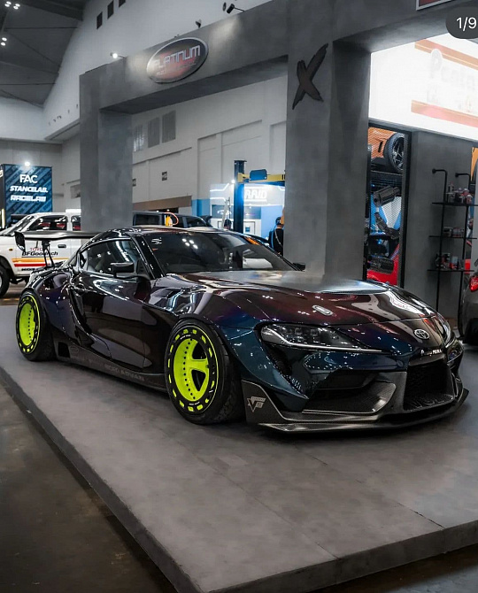 Фото дисков TR05 AERO1 Другой цвет на Toyota Supra A90