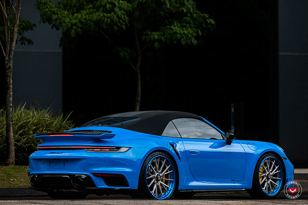 Фото дисков Vossen M-X4T (3-Piece) Глянцевый тонированный лак на Porsche 911 VIII