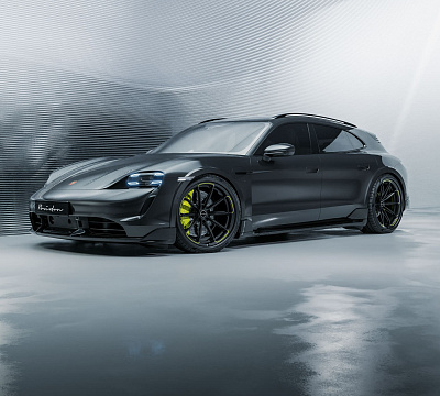 Фото дисков Brixton Forged R11-RS на Porsche Taycan I