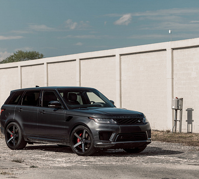 Фото дисков Vossen CV3 на Range Rover Sport II