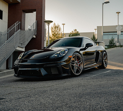 Фото дисков Vossen EVO-1 на Porsche Cayman III