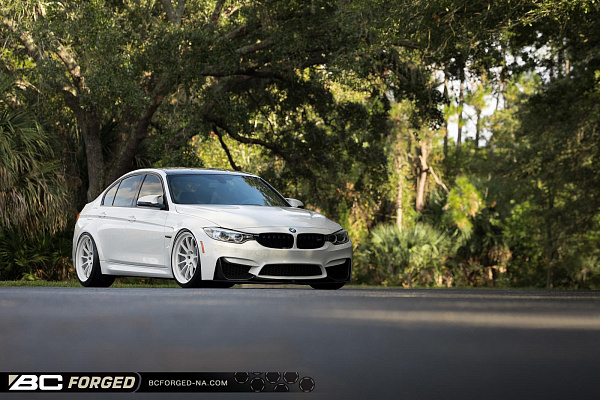 Фото дисков BC Forged TD01 Белый глянец на BMW 3/M3 (F3x/F80)