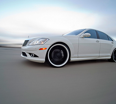Фото дисков Vossen CV1 на Mercedes-Benz S-Class (W221)