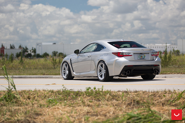 Фото дисков Vossen VFS-5 Серебро на Lexus RC