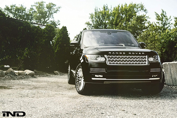 Фото дисков HRE S209H Сатиновый тонированный лак на Range Rover IV
