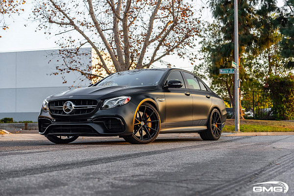 Фото дисков HRE P204 Черный сатин на Mercedes-Benz E-Class (W213, S213, C238)