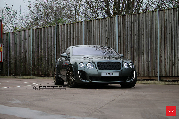 Фото дисков Vossen VFS-2 Сатиновая бронза на Bentley Continental GT II
