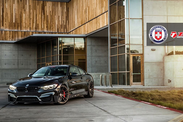 Фото дисков HRE P104 Сатиновая бронза на BMW 4/M4 (F32/F82)